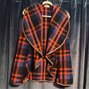 Undear Women’s Plaid Waterfall Vest